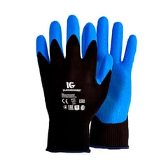 KLEENGUARD - GUANTE G40 NITRILO AZUL T-10 PUNTOS NYLON P/ACEITE