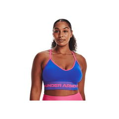 UNDER ARMOUR - Sujetador Mujer SEAMLESS LOW LONG Azul