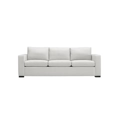 DELUXE FURNITURE - Sofá Calandra 4 puestos Blanco tela anti fluidos 220x95x85