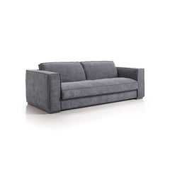 DELUXE FURNITURE - Sofá Gourav 3 puestos Gris tela anti fluidos 175x85x80