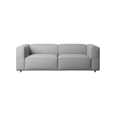 DELUXE FURNITURE - Sofá Reims 3 puestos Gris tela anti fluidos 222x93x70