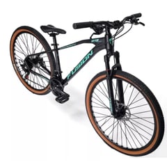 FUSION - Bicicleta Korbin Rin 29 Aluminio 24 Vel - Aguamarina