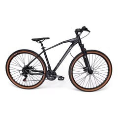 FUSION - Bicicleta Korbin Rin 29 Aluminio 24 Vel - Negro gris
