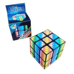 FANXIN - Mirror Unequal Arcoiris Cubo Rubik 3x3 Modificación Puzzle