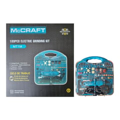 MCCRAFT - Motor Tool Profesional Kit 183 Piezas 6 Velocidades