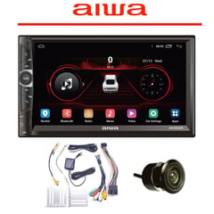 AIWA - Radio Carro Android 2 + 32 GB Carplay Inalambrico Wifi 7' GPS BT