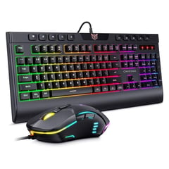 ONIKUMA - Combo Teclado Y Mouse Gamer Cw902 Rgb