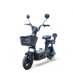 CANAAN - Bicicleta electrica Eco Smart NEGRA MAS OBSEQUIO