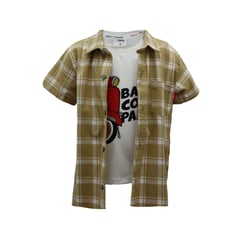 2 1 BABYS COMPANY - Duo Camisa Y Camiseta Mcorta Niño Talla 4T y 6T