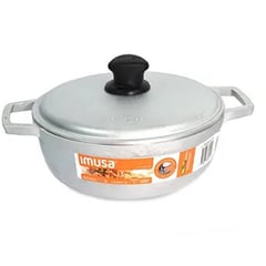 GENERICO - Caldero Imusa Aluminio Fundido Original Con Tapa 26cm