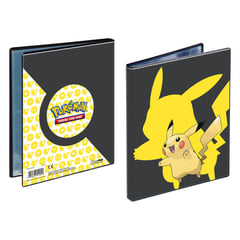 ULTRA PRO - PORTAFOLIO DE 4 BOLSILLOS PARA CARTAS DE POKEMON - PIKACHU