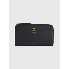 TOMMY HILFIGER - Cartera Mediana Con Logo Mujer Negro