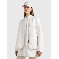 TOMMY HILFIGER - Chaqueta Bomber Acolchada Mujer Blanco Mujer Blanco