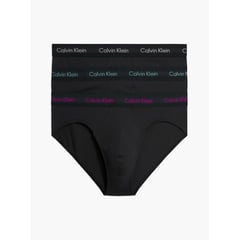 CALVIN KLEIN - Pack De 3 Calzoncillos Hip Brief Negro