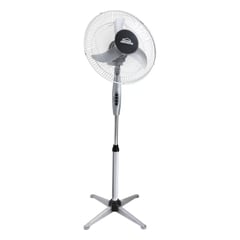 HOME ELEMENTS - Ventilador Pedestal 16" 3 Velocidades Gris