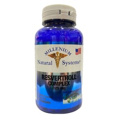 MILLENIUM NATURAL SYSTEM - Resveratrol complex 325mg 100 caps natural systems