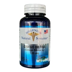 MILLENIUM NATURAL SYSTEM - Ginkgo Biloba 120mg 100 Softgels Natural Systems