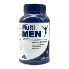 ALFA VITAMINS - Multi Men Multivitamínico Hombres 100 Tabletas –