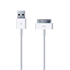 GENERICO - Cable Cargador 30 Pin 1m Para iPad 1 2 3 iPhone 4s iPod