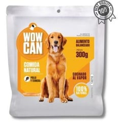 NUTRECAN - Comida natural para Perro Wow Can POLLO Y TERNERA x 300g