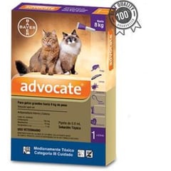 BAYER - ADVOCATE GATOS HASTA 8KL