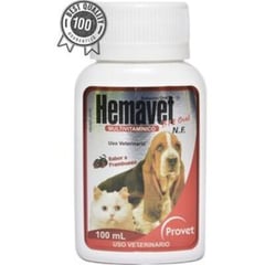 LABORATORIOS PROVET LTDA - HEMAVET B12 ORAL NF MULTIVITAMÍNICO 100 ML