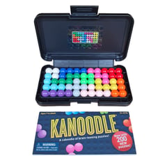 GENERICO - Kanoodle Juego Didáctico Lógica Puzzle Pepas Colores + Retos