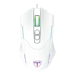 T DAGGER - Mouse Gamer T-dagger T-tgm206 Beifadier Rgb 7200dpi Macros Blanco