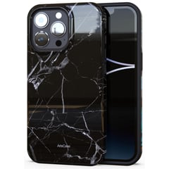 ARTSCASE - Estuche Funda Protector para iPhone 15 Pro Max Noir Marble