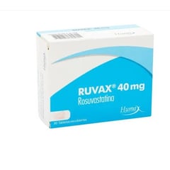 HUMAX - Ruvax 40 Mg por 30 Tabletas Recubiertas .