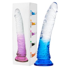 GENERICO - Dildo Consolador Pene Adam Juguete Sexual Adherente 20cm Azul