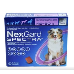 BOEHRINGER INGELHEIM - Nexgard spectra 15-30 antipulgas para perro