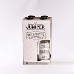 JUNIPER - BEBIDA SODA WATER CAJA X 4 UNIDADES