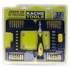 KACHETOOLS - Juego destornilladores precision 37 pzas kache tools sk137