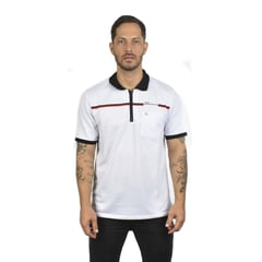 AUDAX - Camiseta tipo polo para hombre estampada
