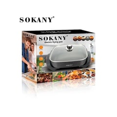 SOKANY - Sartén Con Tapa De Vidrio Revestimiento Antiadherente SK-2005