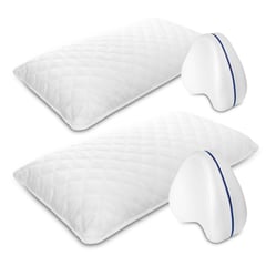 ENERGY PLUS - Set X4 2 Almohadas largas + 2 Almohadas para apoyo piernas