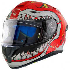 MT HELMETS - CASCO TARGO PRO SHARKY C5 ROJO MATE TALLA M