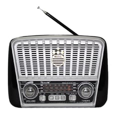 GENERICO - Radio AM FM Recargable Con Bluetooth y USB