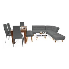 MICA - Juego de Comedor Aspen Morelia 6 Puestos + Sala - Mueble