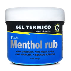 LABORATORIOS BORGE - Gel Térmico Brenda Menthol Rub 300g