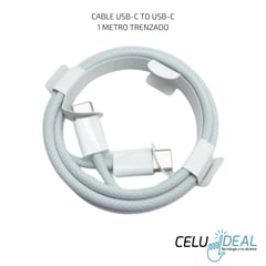 GENERICO - Cable Cargador Tipo C To Tipo C Compatible con Iphone 1515PRO15PROMAX