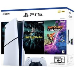 SONY - Consola PS5 Estandar Modelo Slim Bundle Ratchet & Clank - Returnal