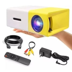 GENERICO - Mini Proyector Video Beam Lcd Led Full Color Yg300 720p1080p