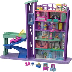 POLLY POCKET - Muñecas Mega Centro Comercial De 6 Pisos