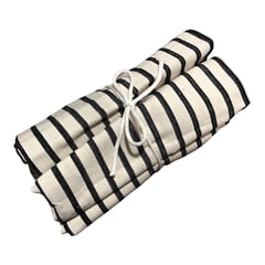 HAMACAS HIPNOS - Hamaca Zebra Hipnos doble en color negro crudo 140 x 350 cm