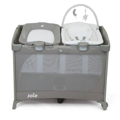 JOIE - Cuna Corral Bebé Con Bouncer Y Cambiardor Commuter