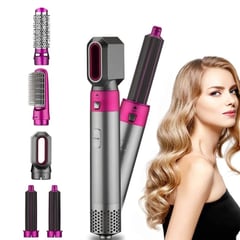 GENERICO - Cepillo Electrico Pelo 5 En 1 Hot Air Styler Multifunciona