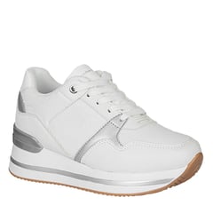 CAROLINA CRUZ - Tenis de Mujer marca en Color BLANCO  TENIS LEA J-A509