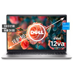 DELL - INSPIRON INTEL CORE I3-1215U SSD 512GB RAM 24GB LED 15,6 HD